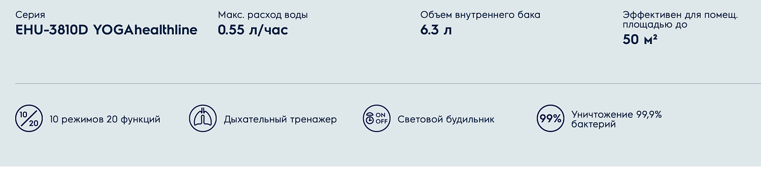 Увлажнитель воздуха Electrolux EHU-3810D Увлажнитель воздуха Electrolux EHU-3810D